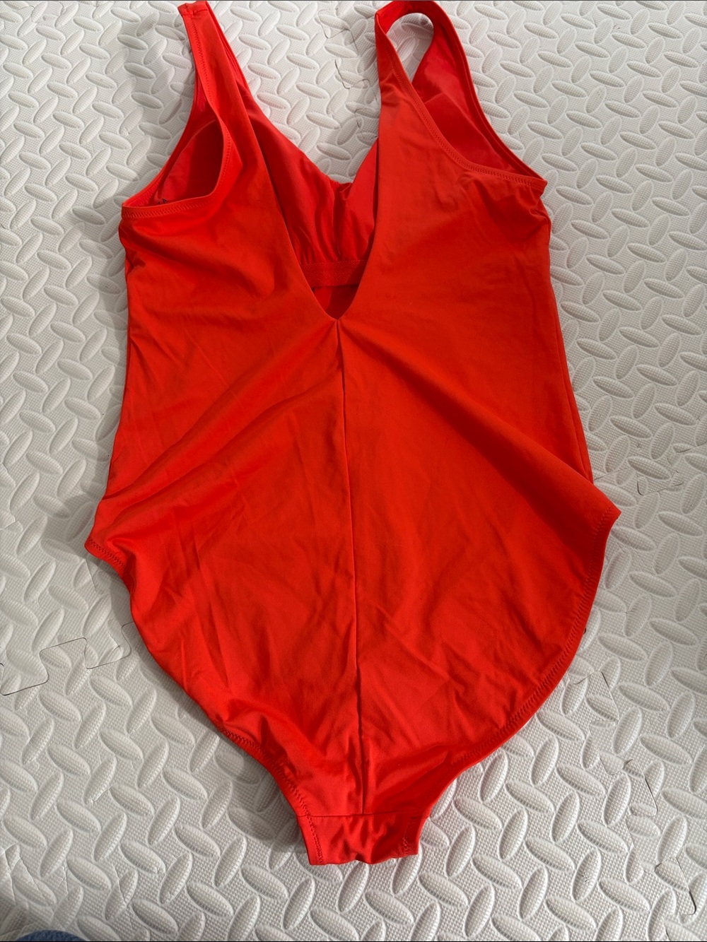 Athleta Classic Red One-Piece Swimsuit - Picture 3 of 3